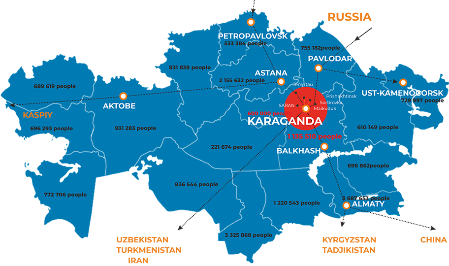 full map ru